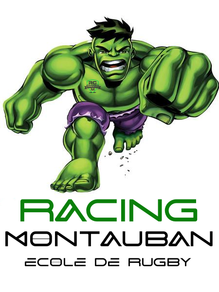 Logo Ecole de Rugby Racing Club Montauban